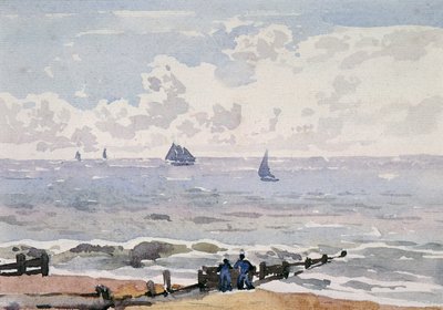 Seascape from the Beach, Aldeburgh by Thomas Churchyard